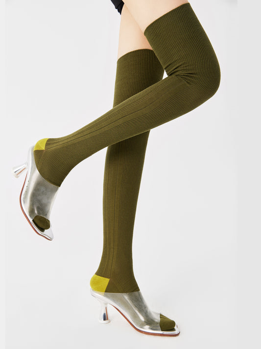 Ribbed Crew / Under Knee / Knee High Sock