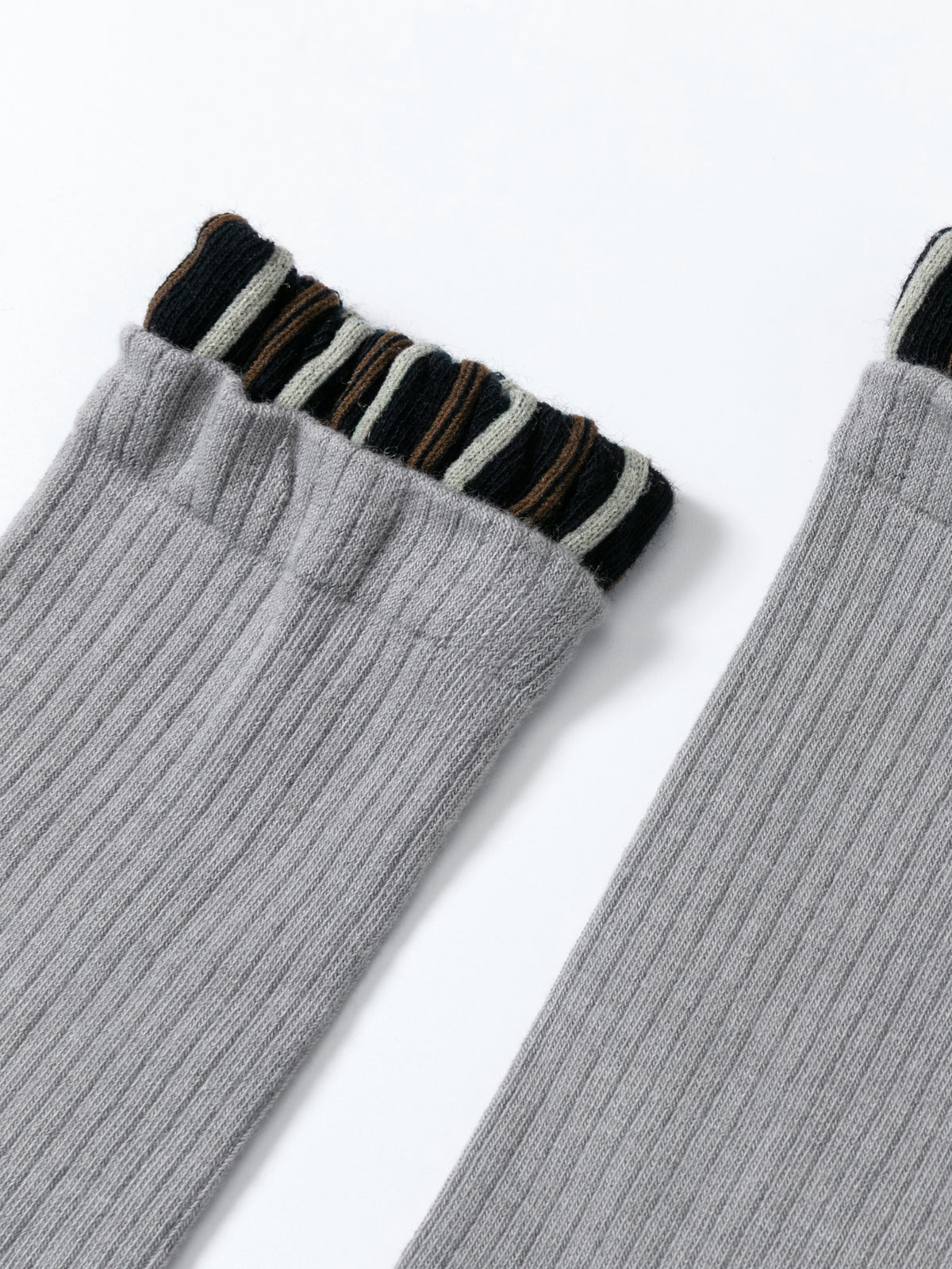 Lace-Top Mid-Calf Socks