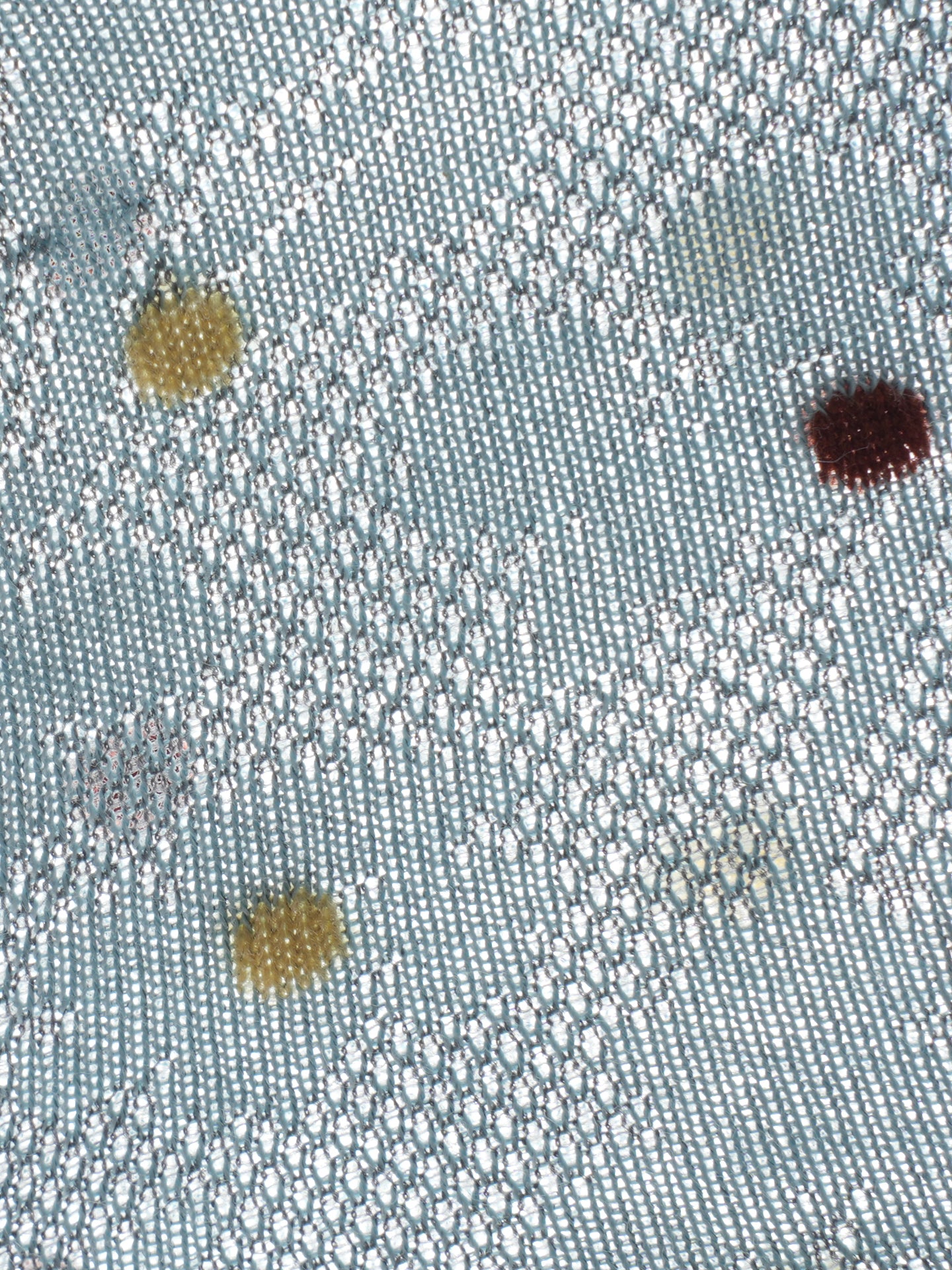 Contrast Dot Mesh Crew Socks