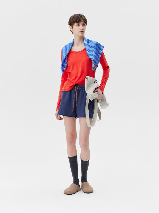 Multi-Way Stripe Silk Scarf