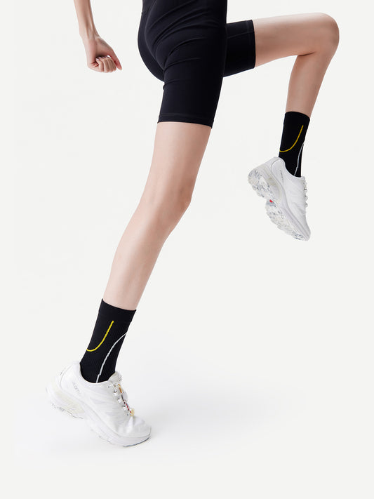 Contrast Line Sport Crew Sock