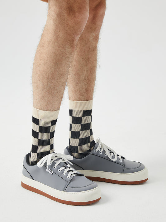 Checkered Crew Socks