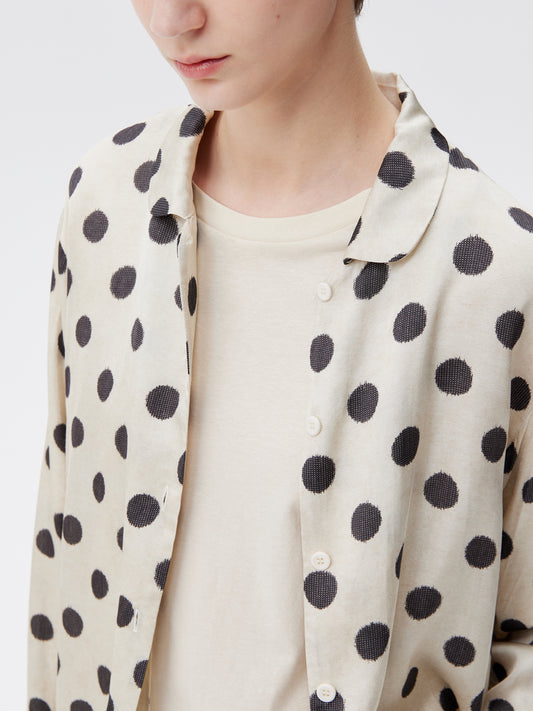 Cream Dot Lounge Set