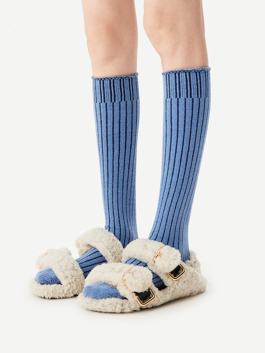 Soft Sherpa Calf Sock