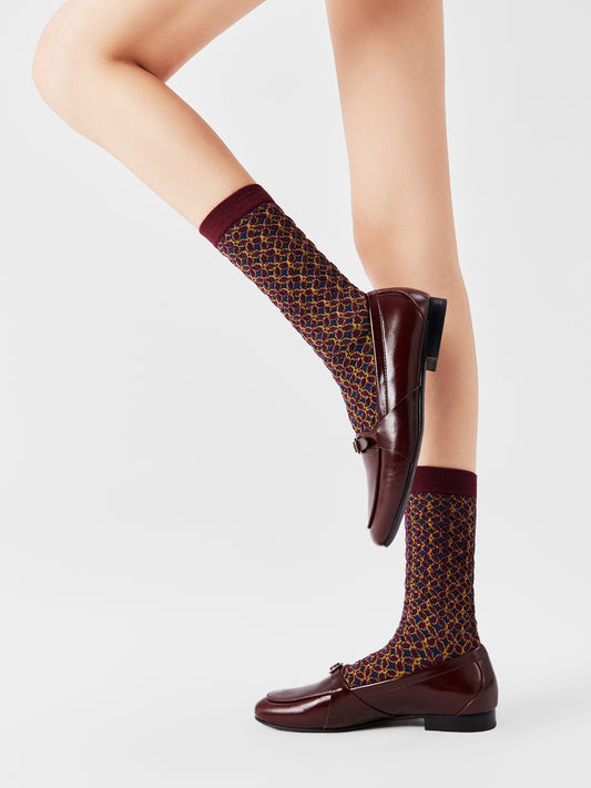 Antique Currency Crew Sock