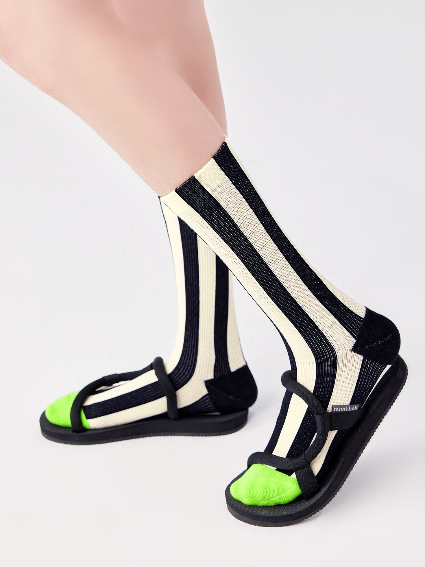 Contrast Stripe Crew Sock