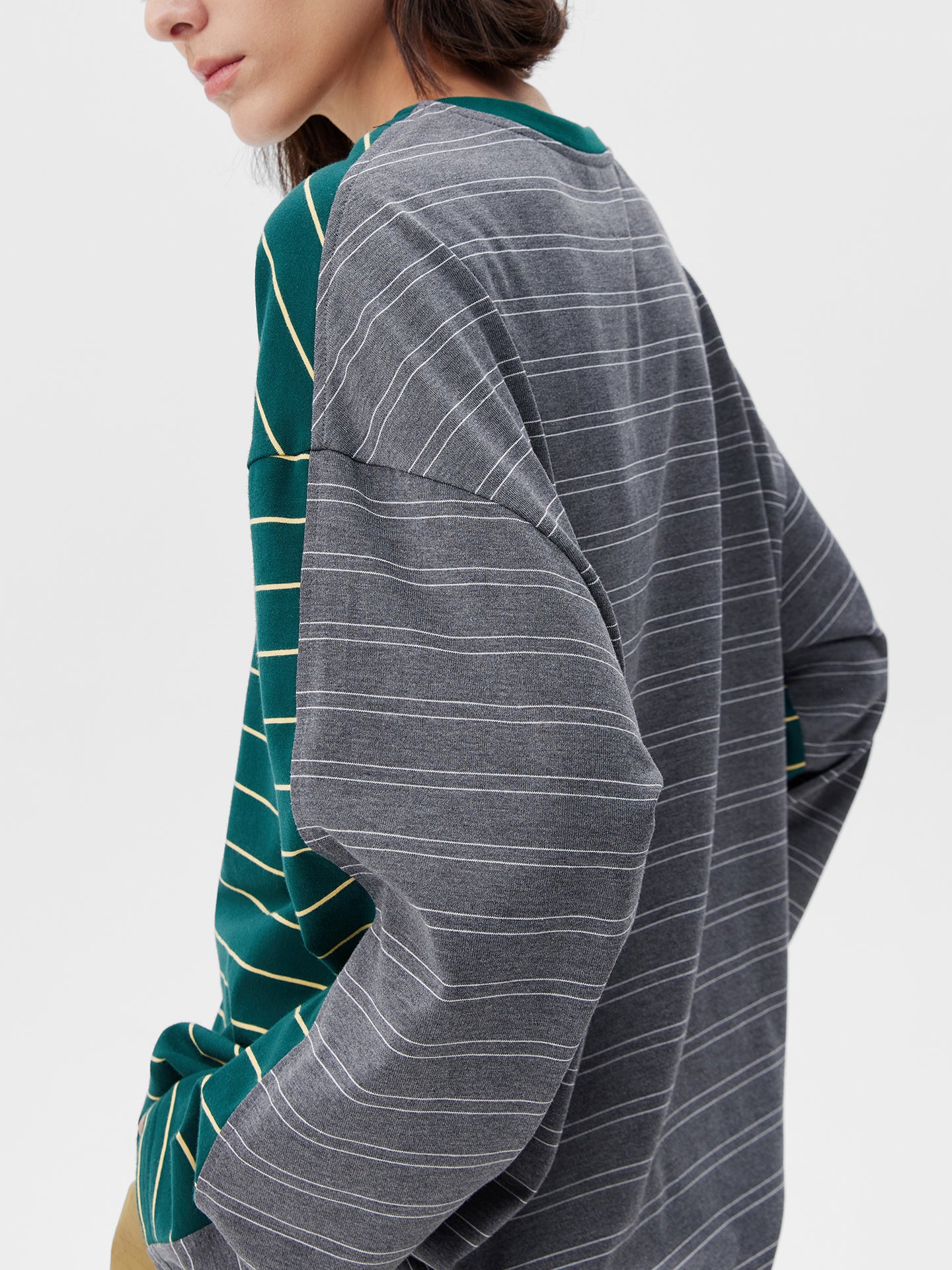 Front & Back Panel Stripe T-Shirt