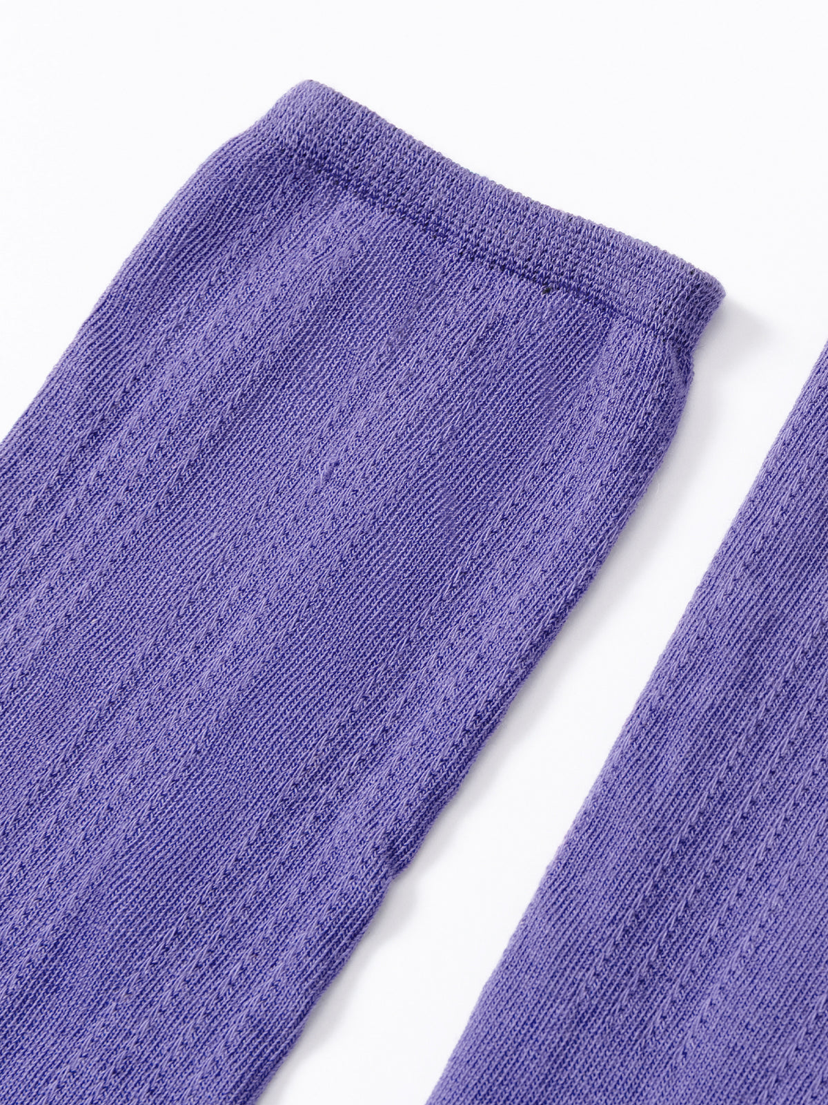 Purple Label Egyptian Cotton Textured Mid-Calf Socks