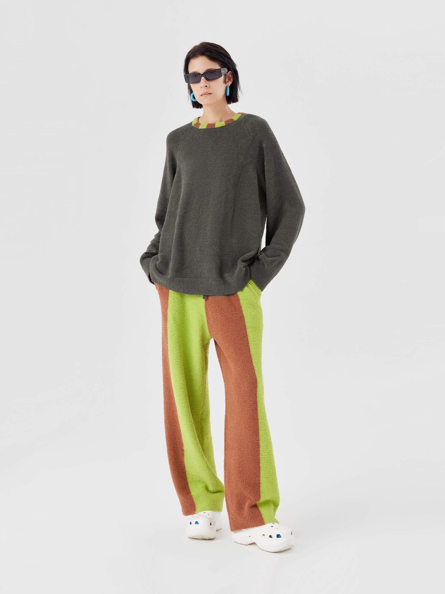 Color Block Soft Sherpa Set