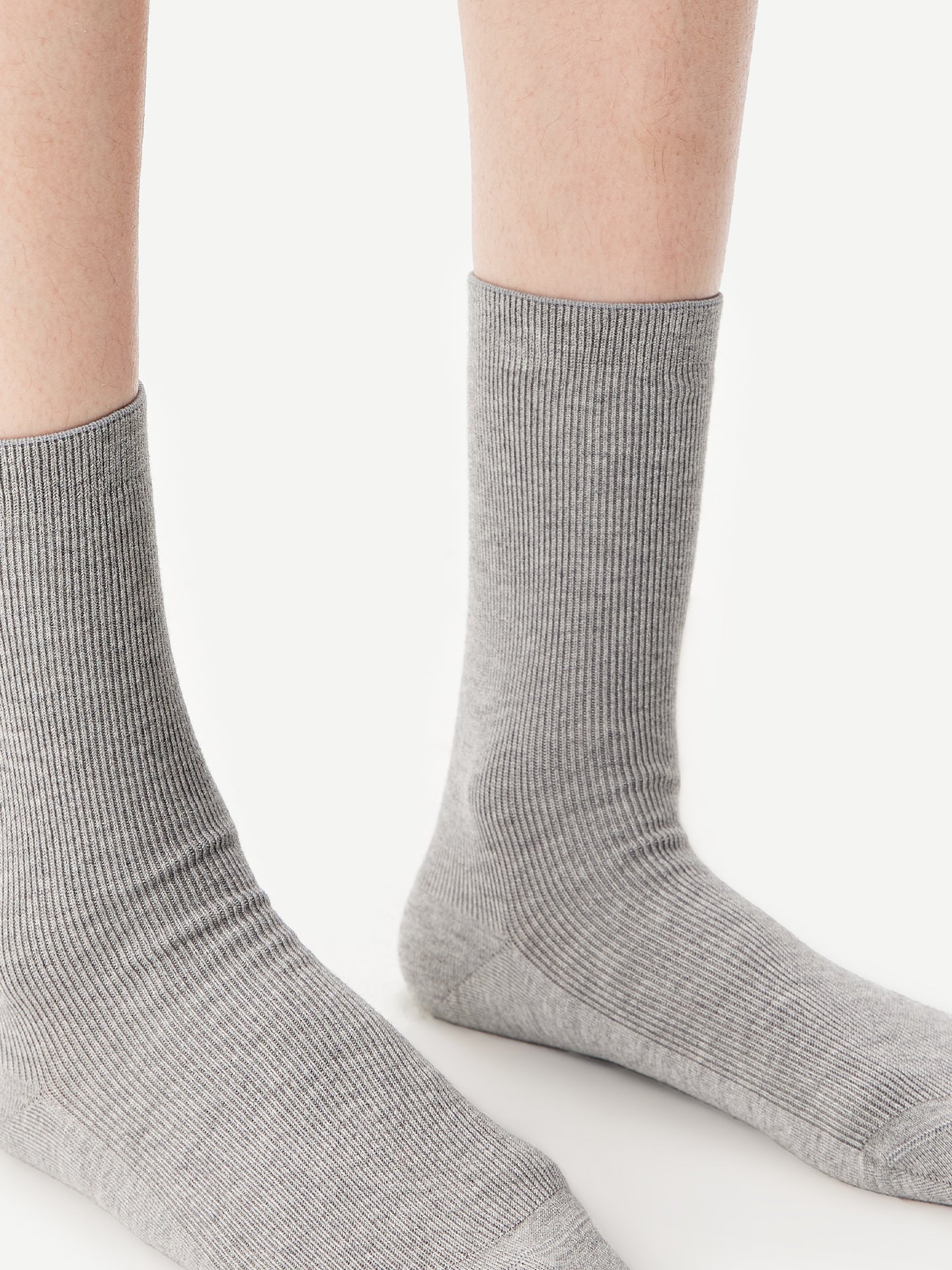 Merino Mulberry Crew Sock