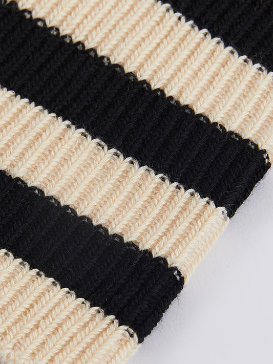 Ringed Stripe Crew Sock