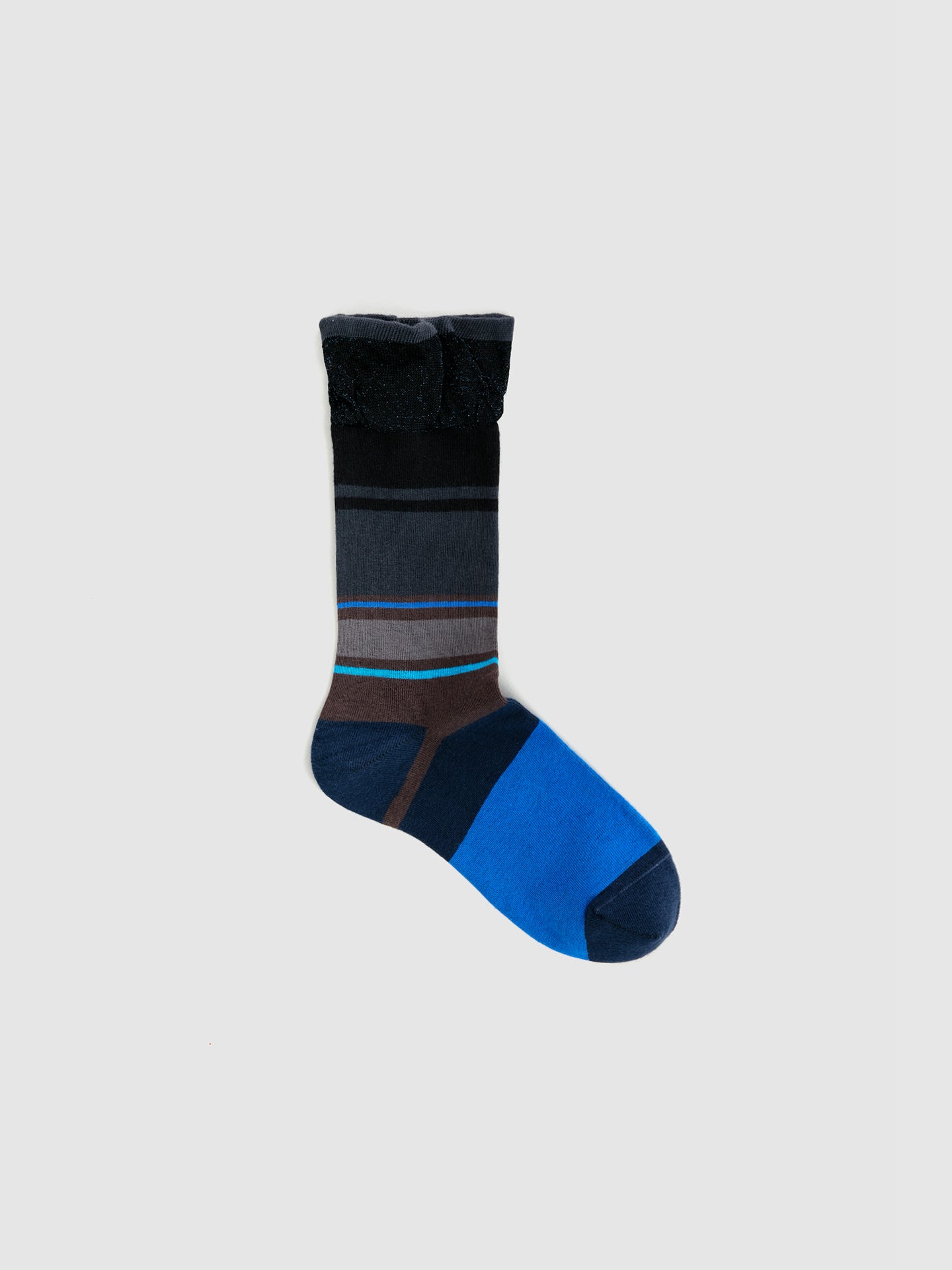 Wide Rib Mélange Crew Socks