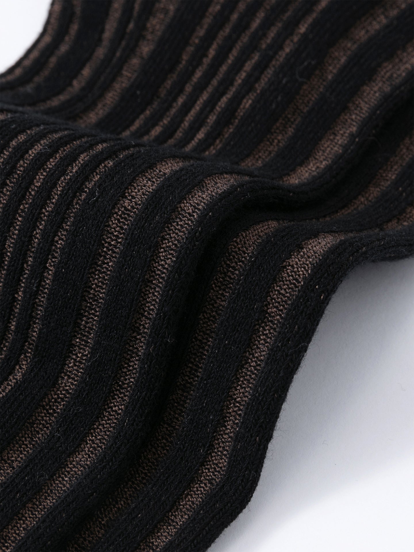 Vertical Stripe Crew Sock