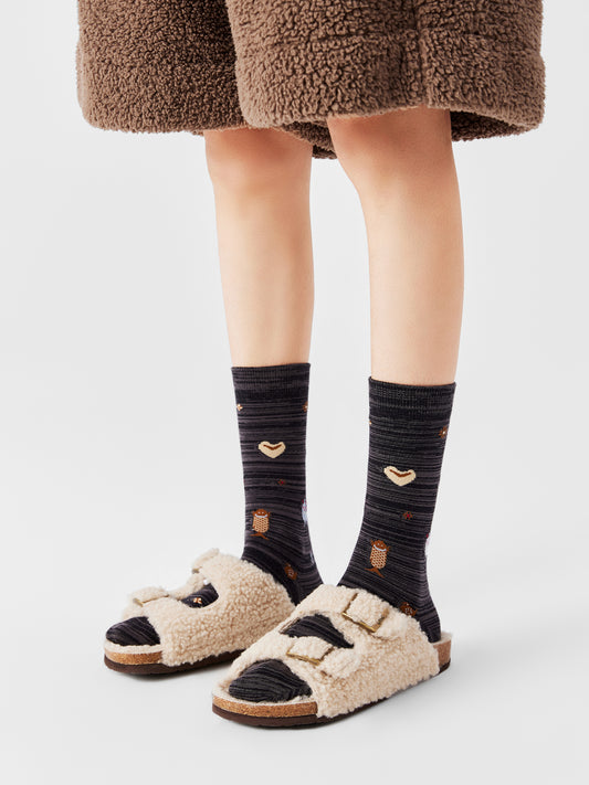 Modern Hmong Art Crew Sock