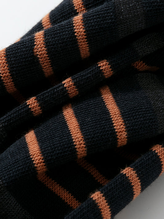 Lurex Glossy Mixed-Color Ruffle Crew Sock