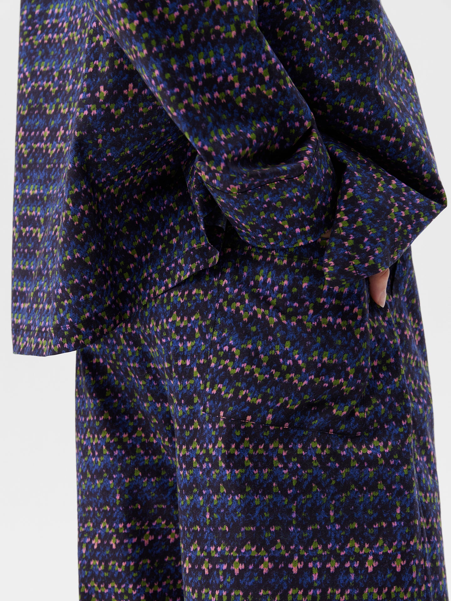 Heathered Print Loungewear Set