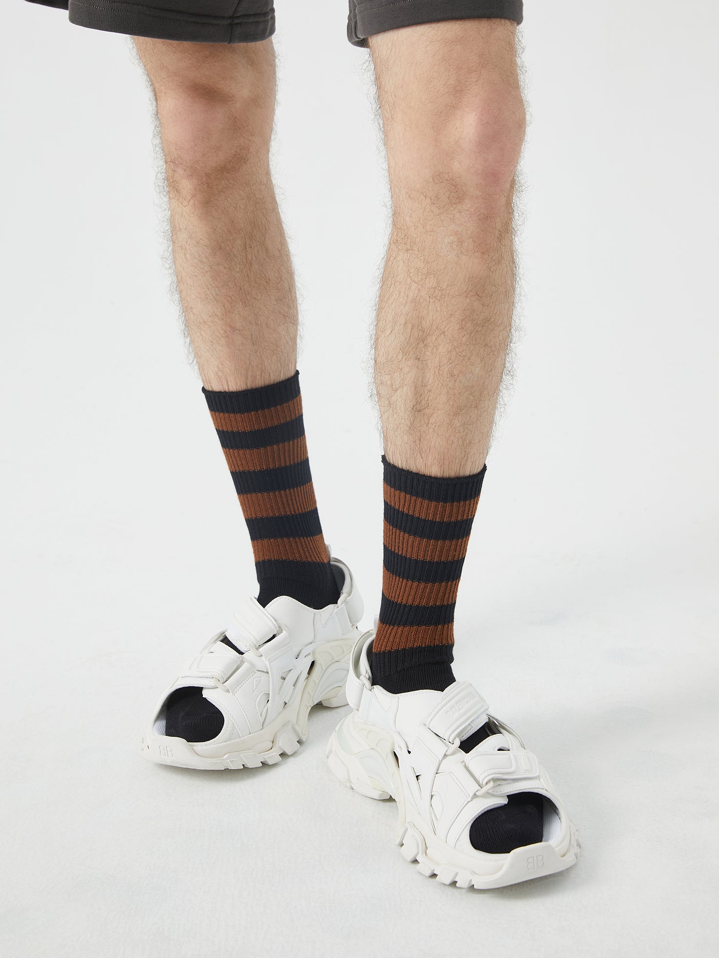 Ringed Stripe Crew Sock