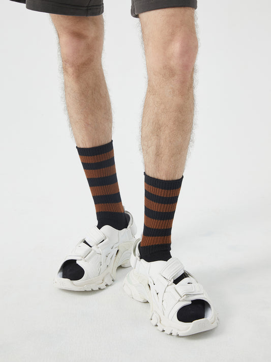Ringed Stripe Crew Sock