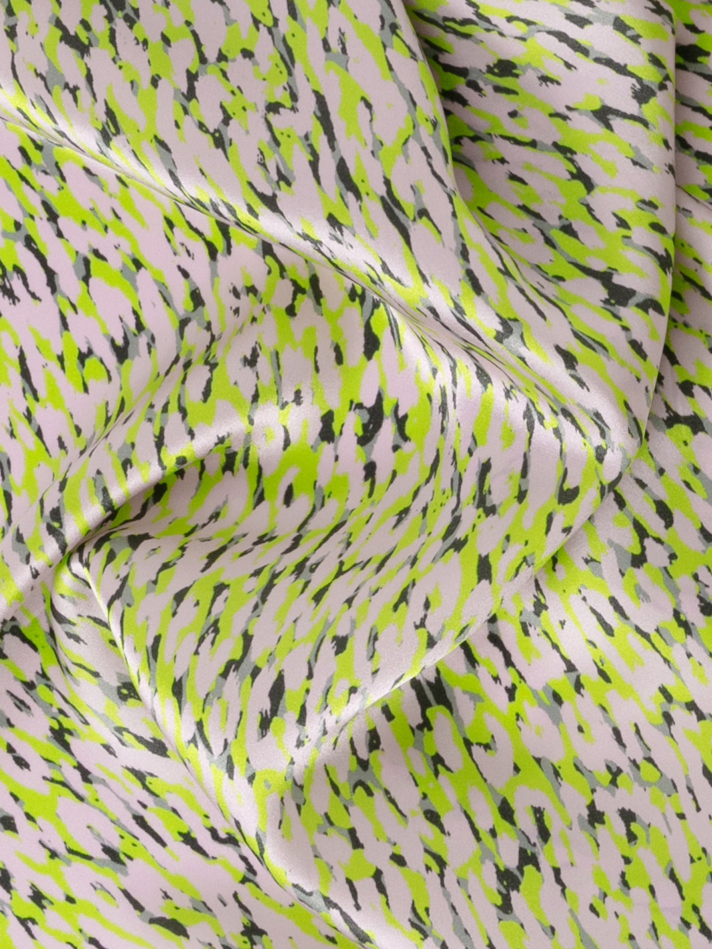 Heathered Print Silk Scarf