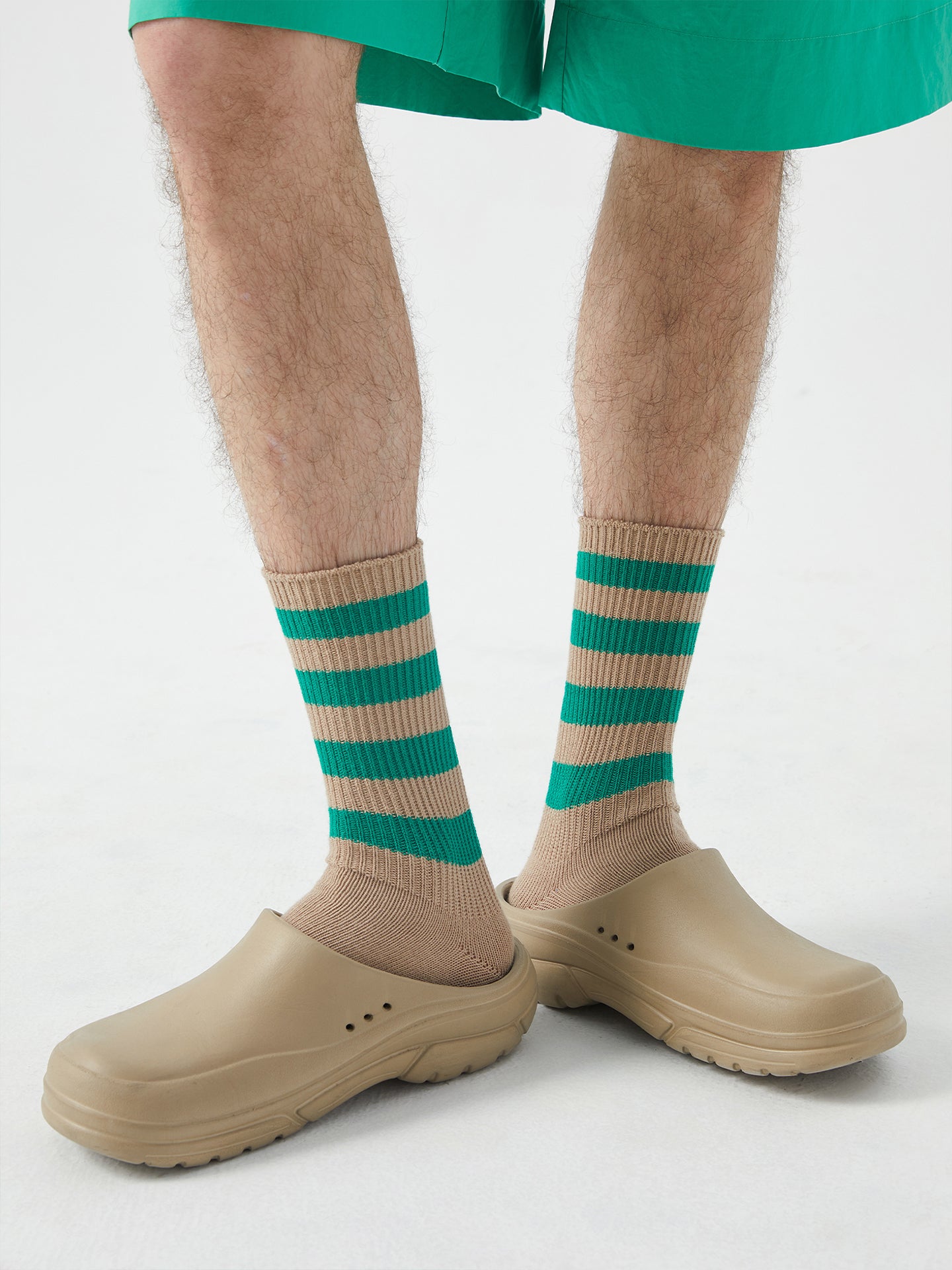Ringed Stripe Crew Sock