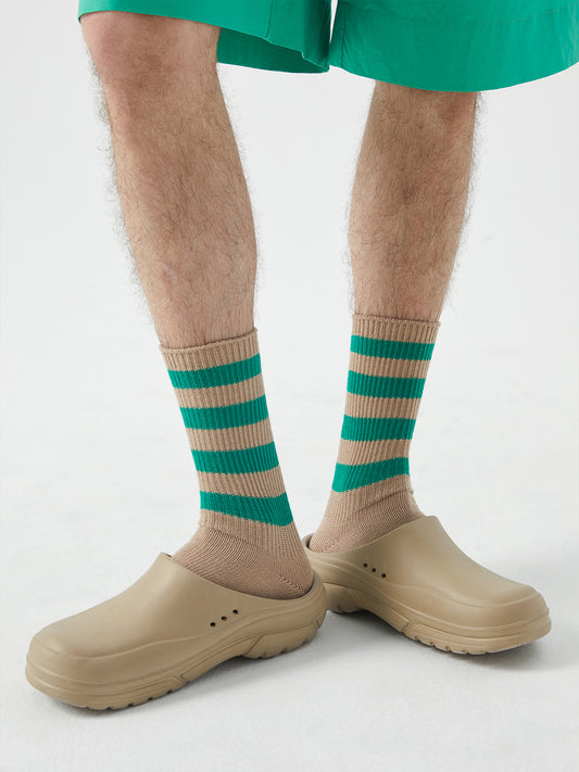Ringed Stripe Crew Sock