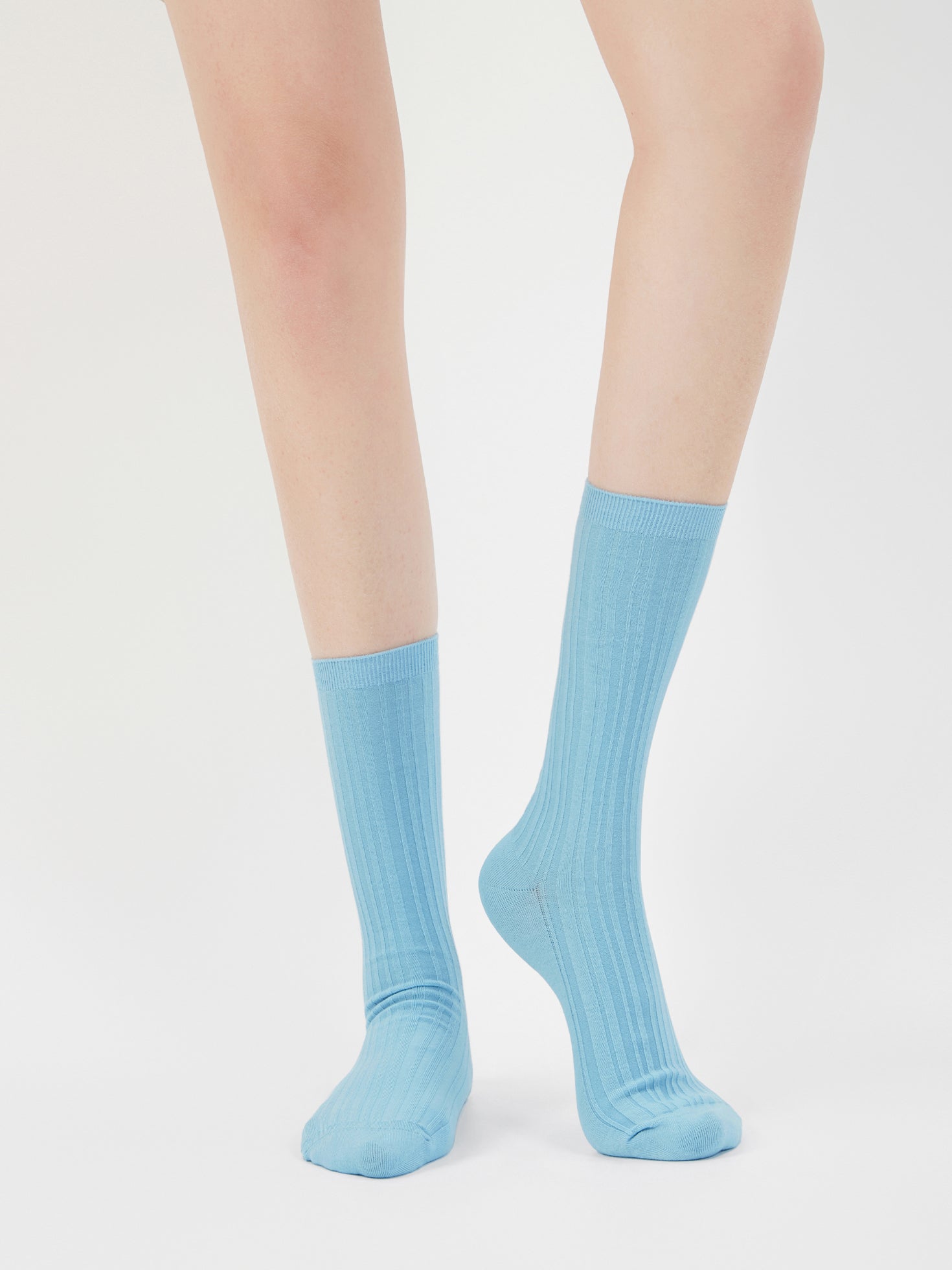 Stripe Textured Crew Sock
