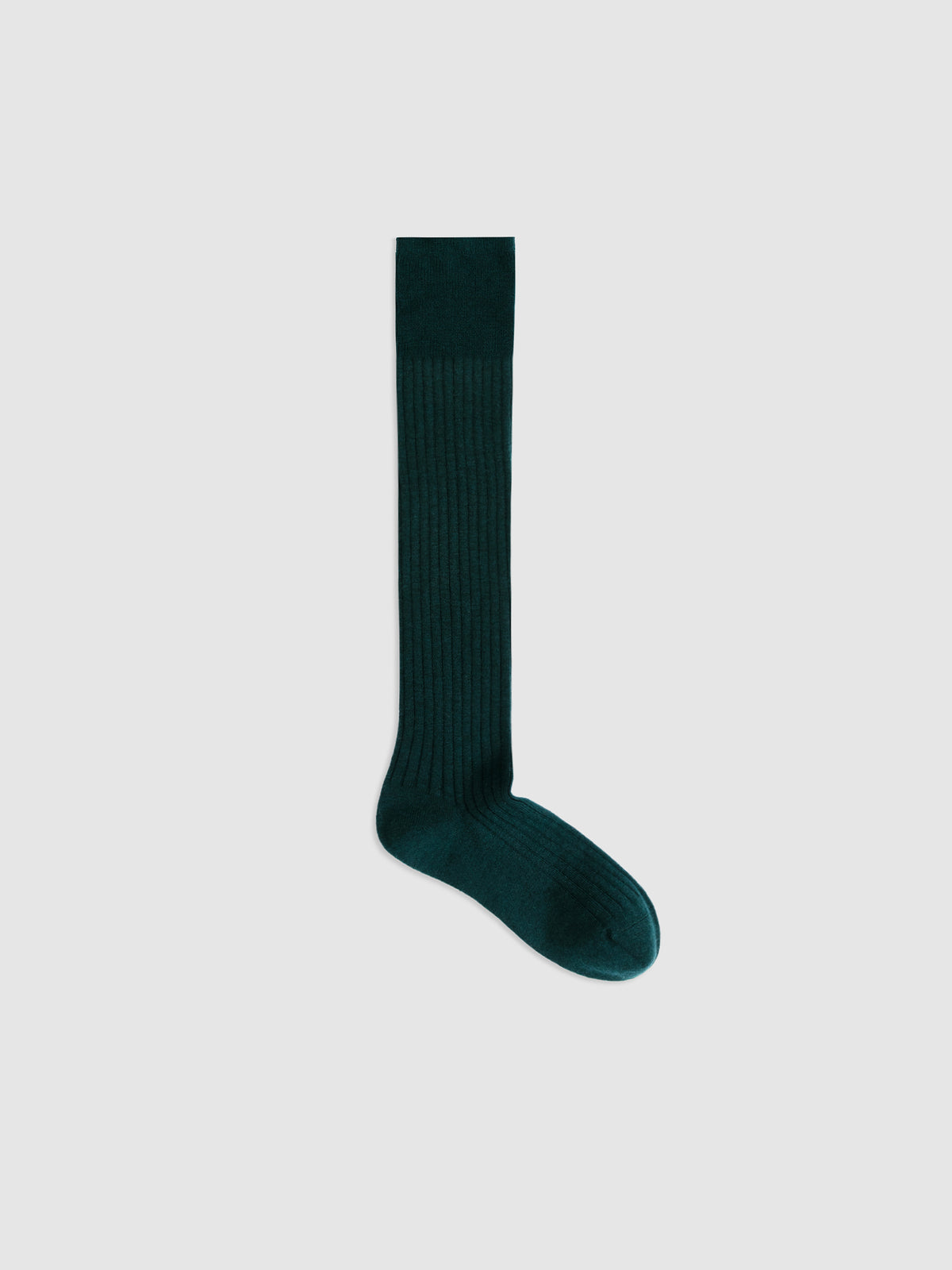 Purple Label Merino Wool Ribbed Over-the-Knee Socks