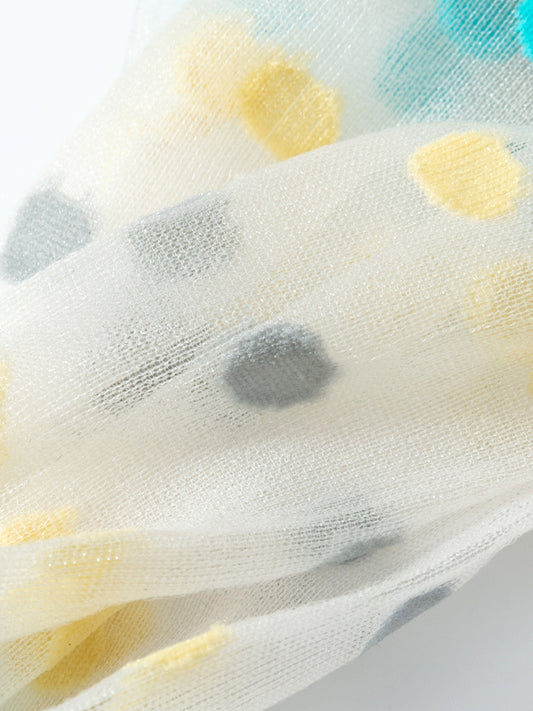 Candy Dot Crystal Crew Socks