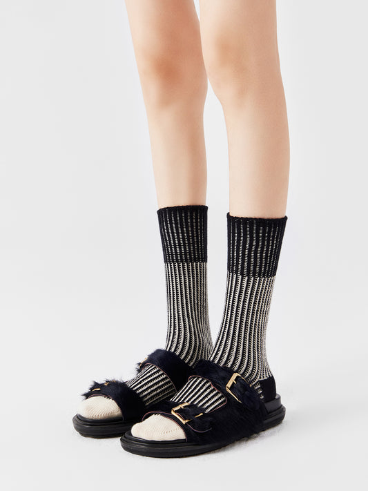 Contract Stripe Crew Sock