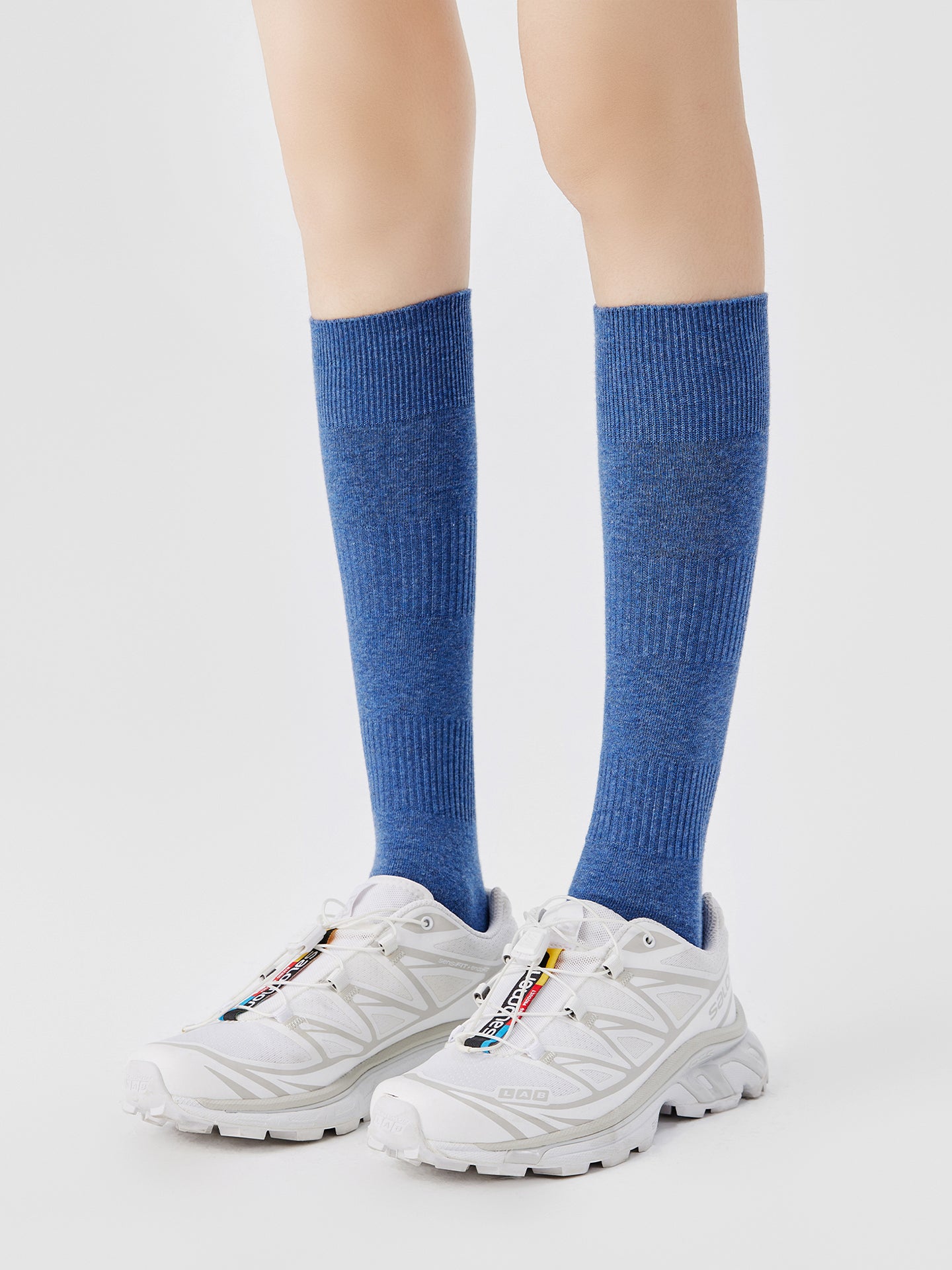 Ribbed Lantern Crew Sock