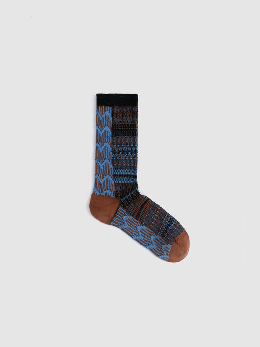 Hmong Weave Crew Sock