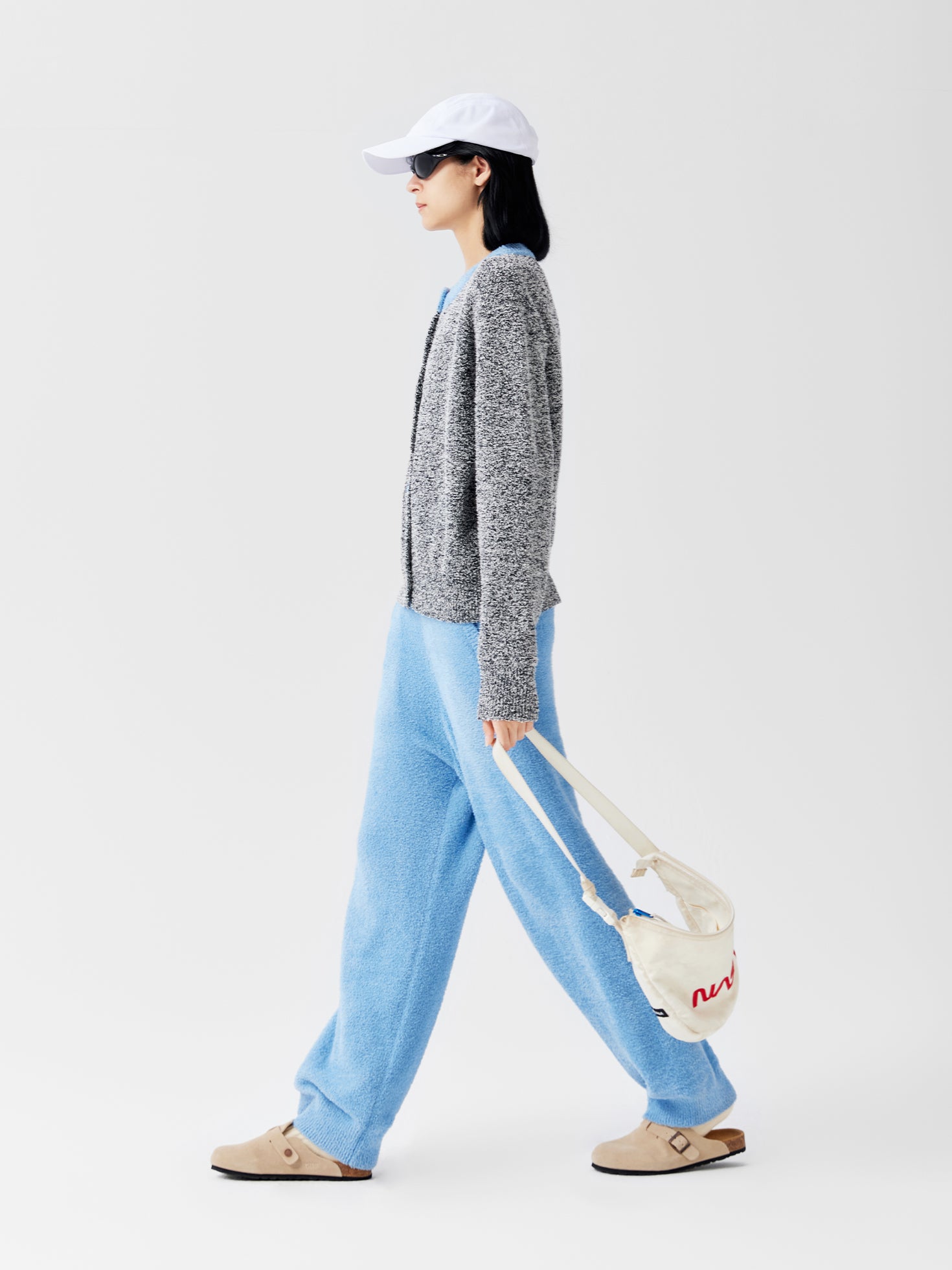 Classical Cardigan Soft Sherpa Set