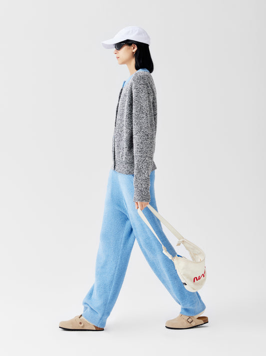 Classical Cardigan Soft Sherpa Set