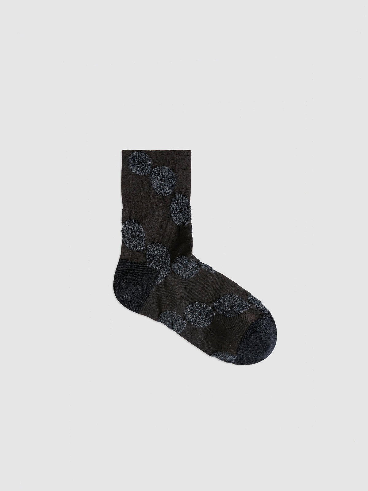 Floral Polka Dots Mid-Calf Socks