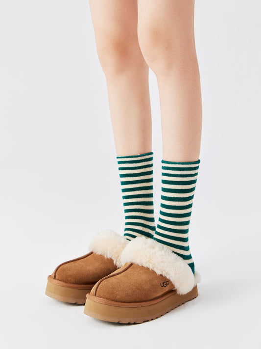 Stripe Crew Sock