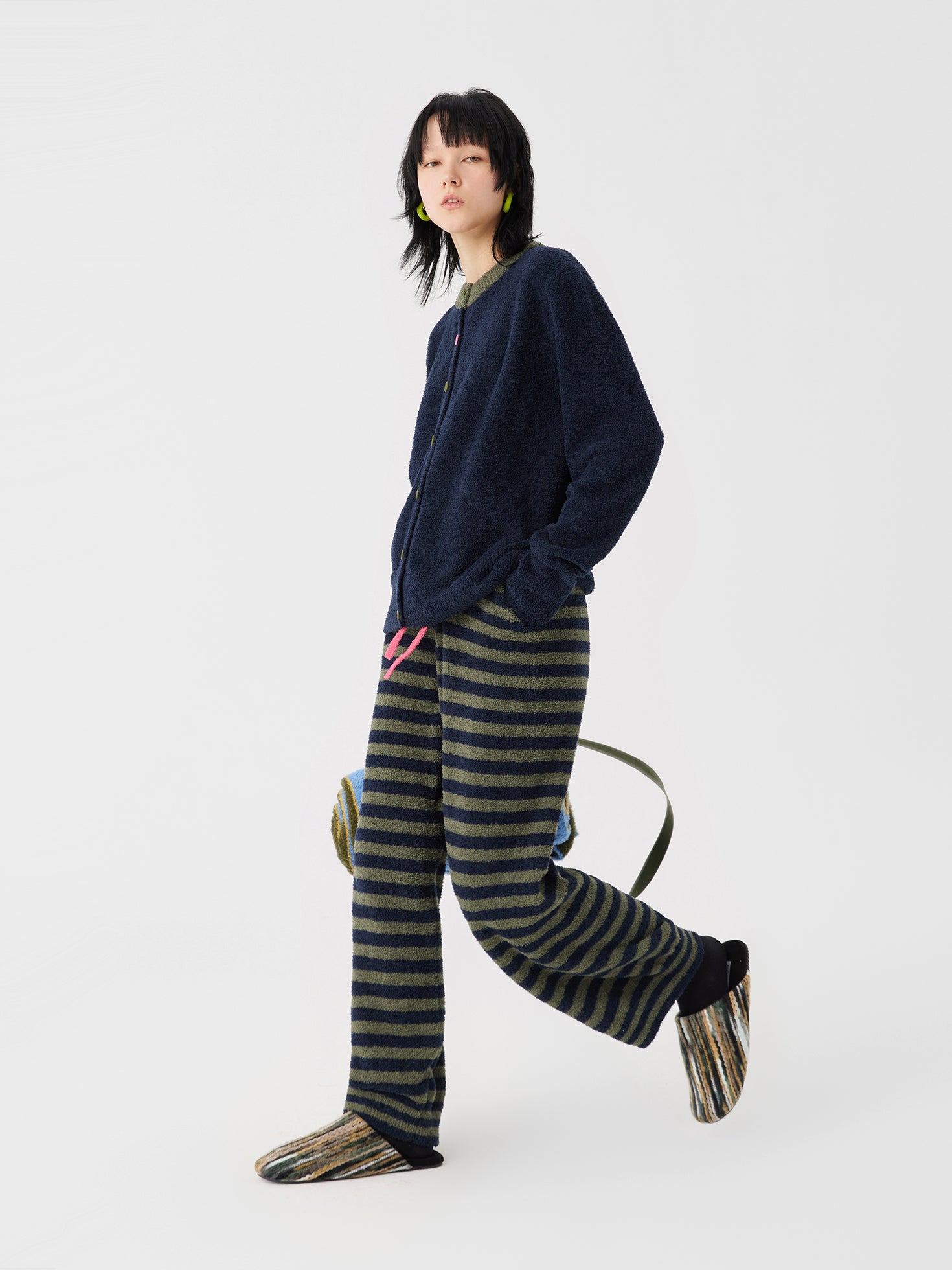 Fancy Cardigan Soft Sherpa Set