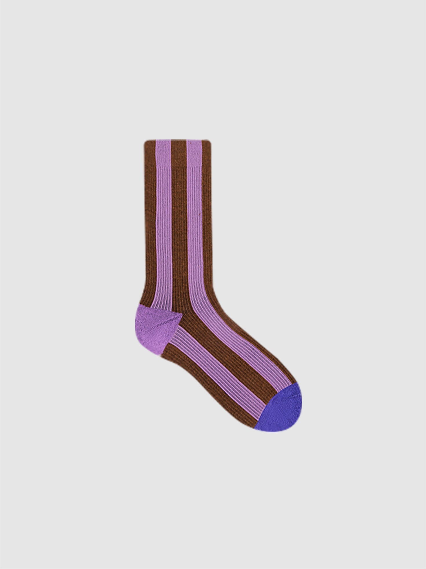 Contrast Stripe Crew Sock