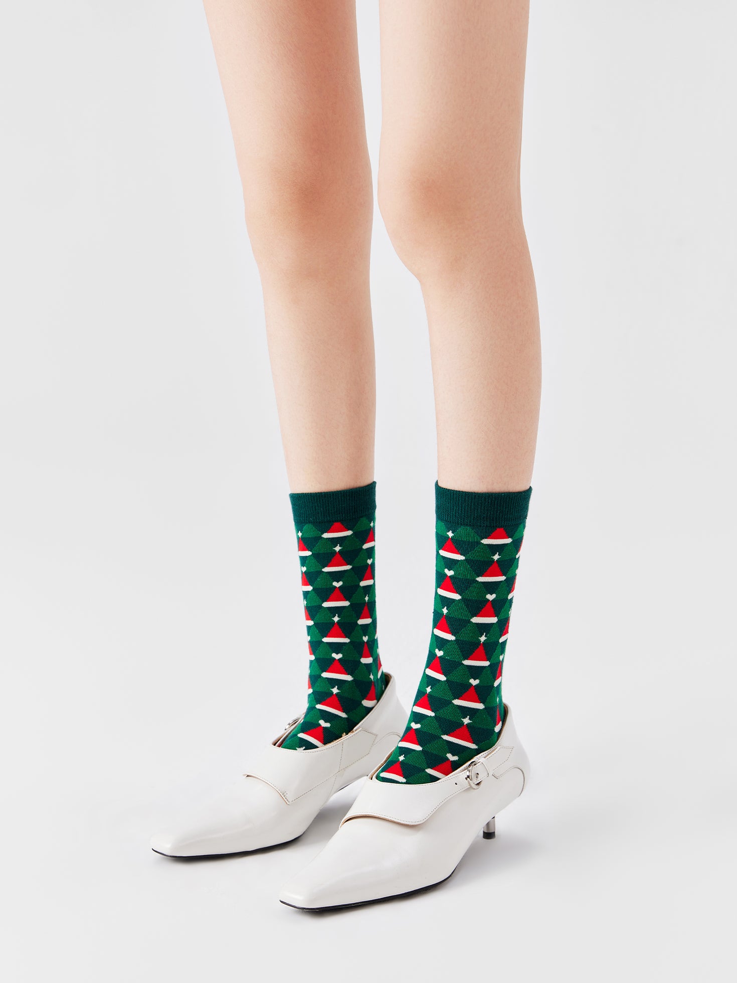 Santa Hat Crew Sock