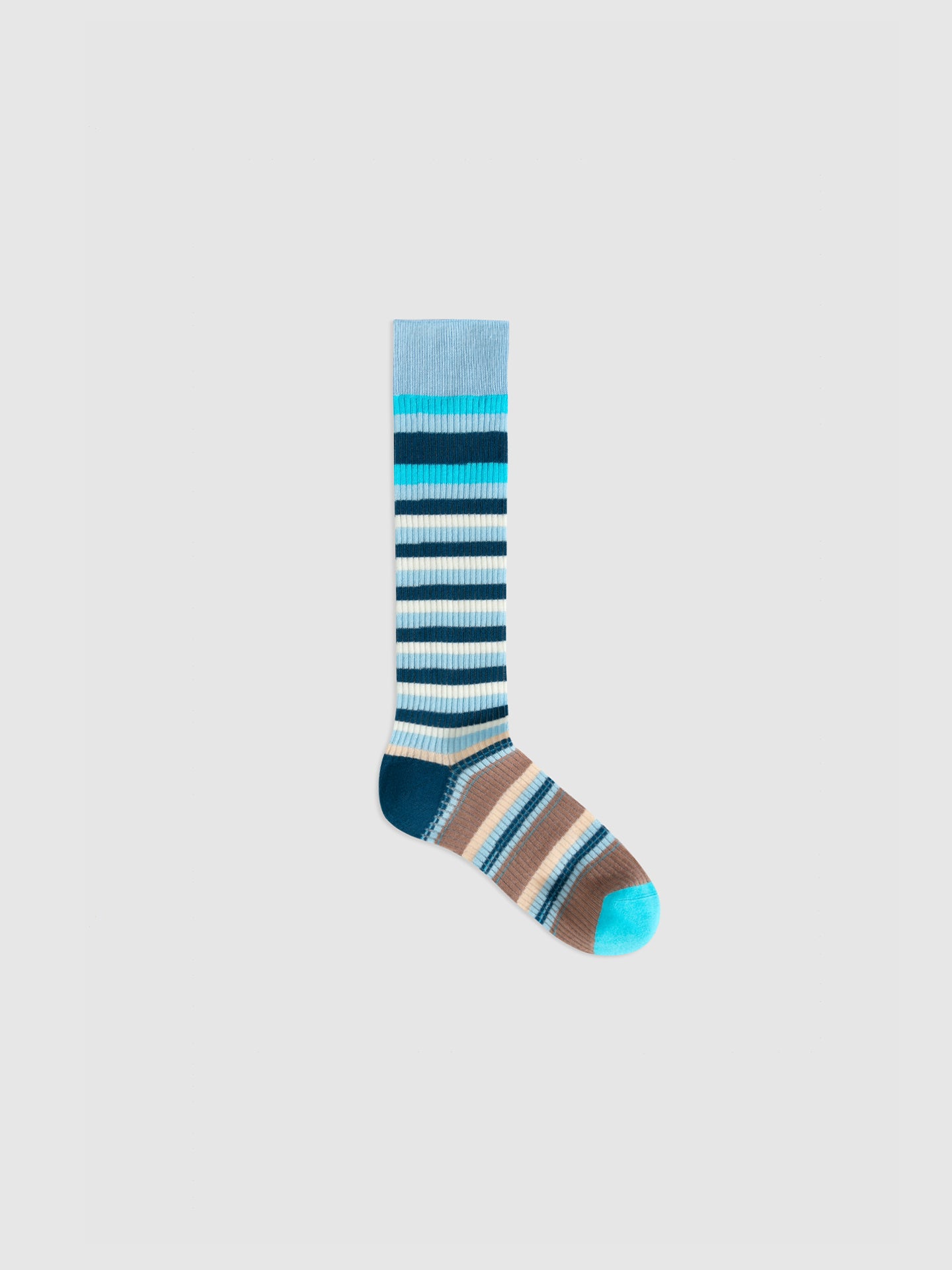 Textured Retro Calf Socks