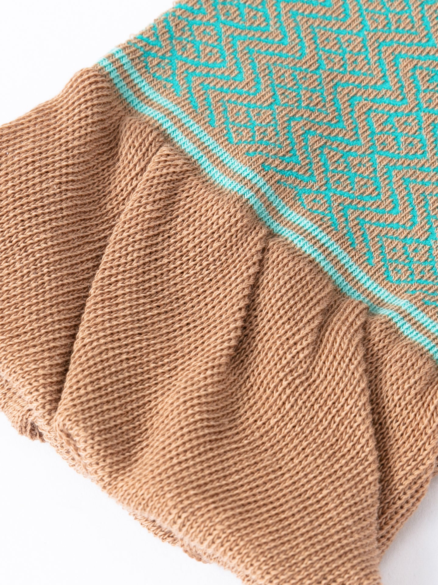 Contrast Trim Calf Sock