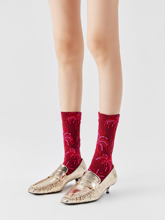 Firework Illusion Crew Sock