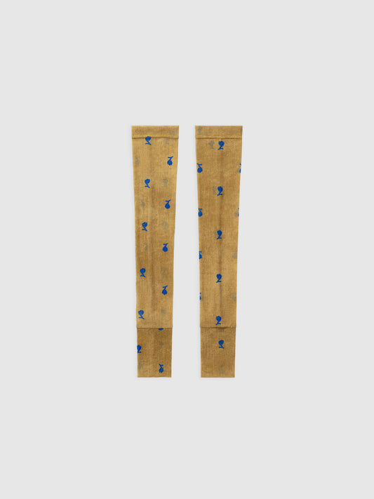 Sunlit Bloom Mesh Arm Sleeves