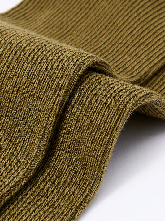 Contrast Trim Crew Sock