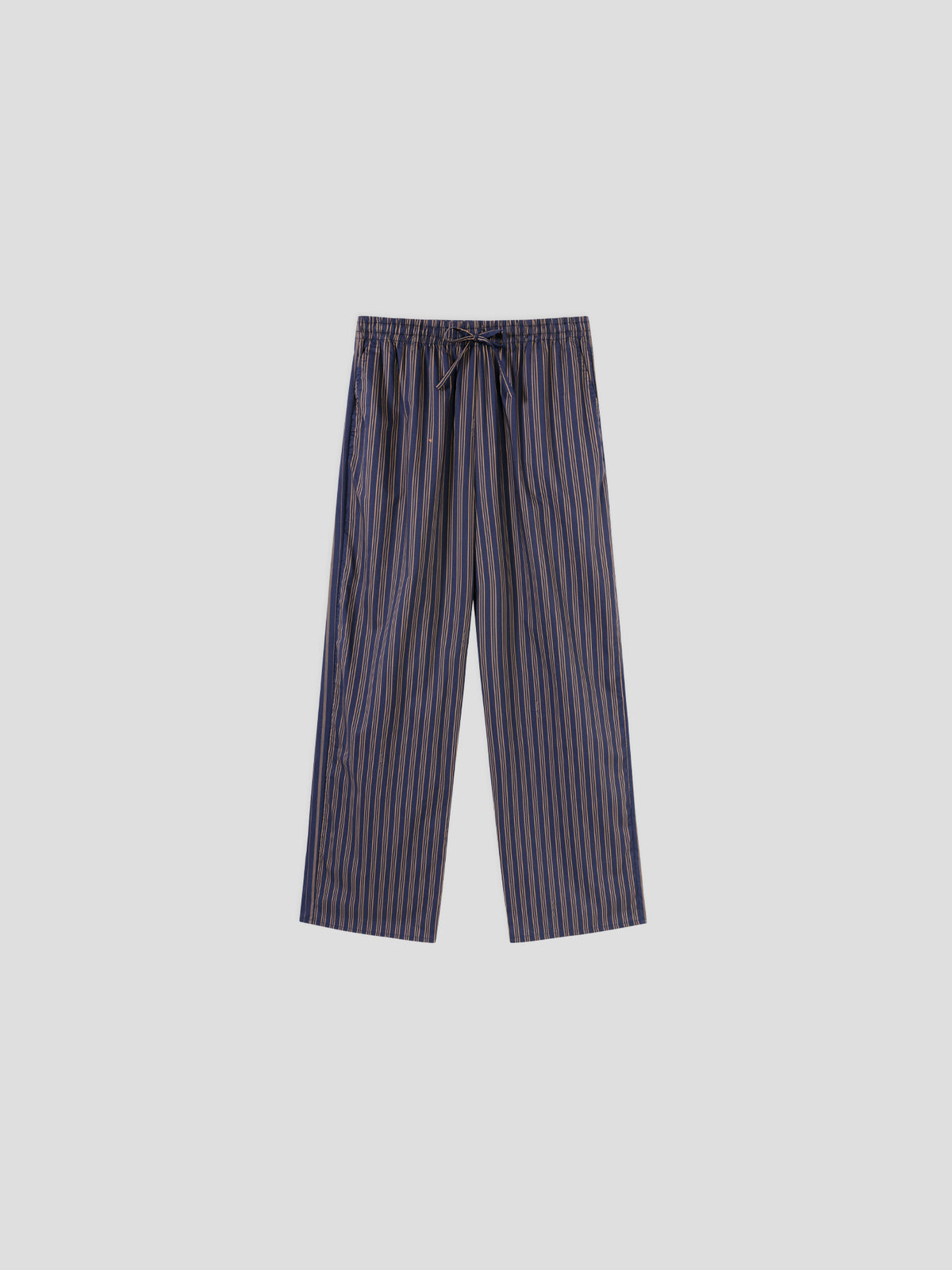 Patterned Striped Long-Sleeve Loungewear