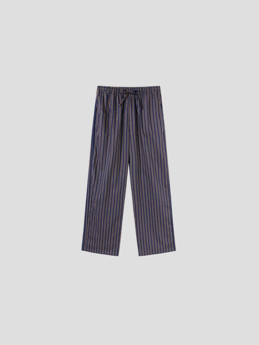 Patterned Striped Long-Sleeve Loungewear