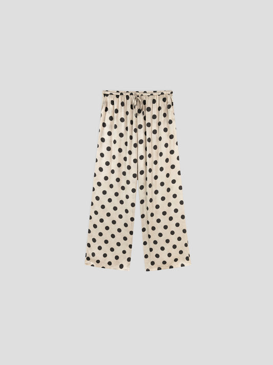 Cream Dot Lounge Set