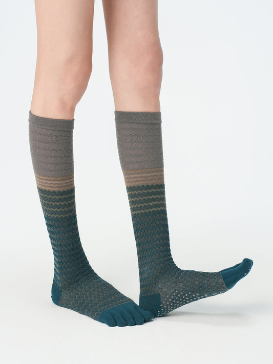Melange Five-Toe Socks