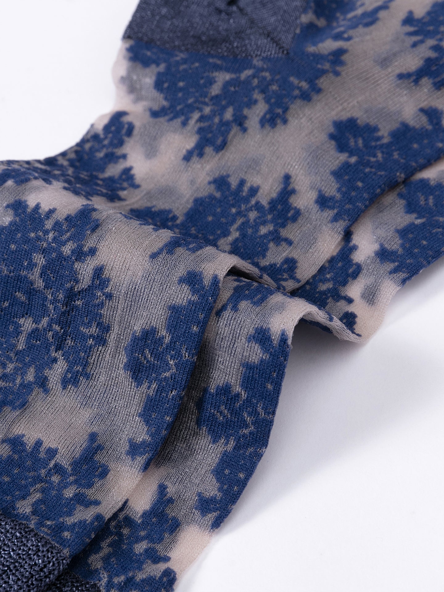 Lace Jacquard Breathable Translucent Sock