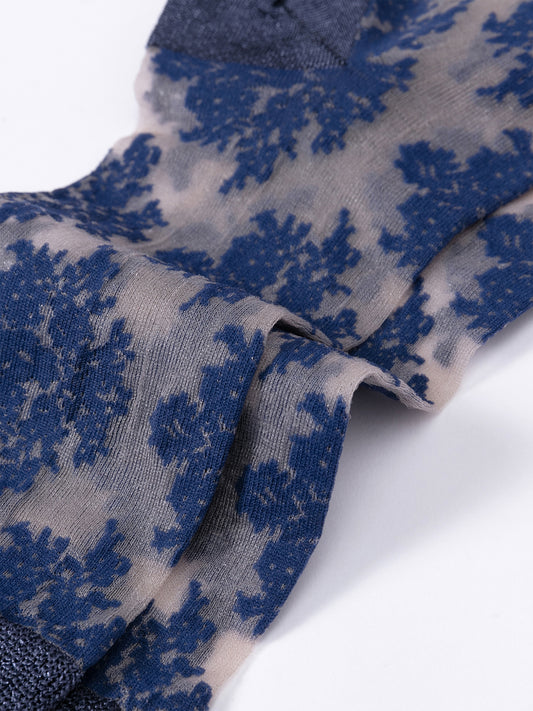 Lace Jacquard Breathable Translucent Sock