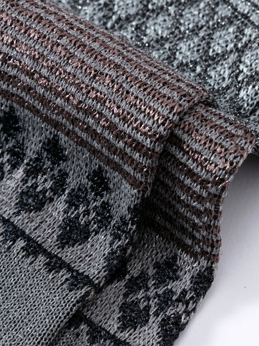 Hmong Patchwork Crew Sock